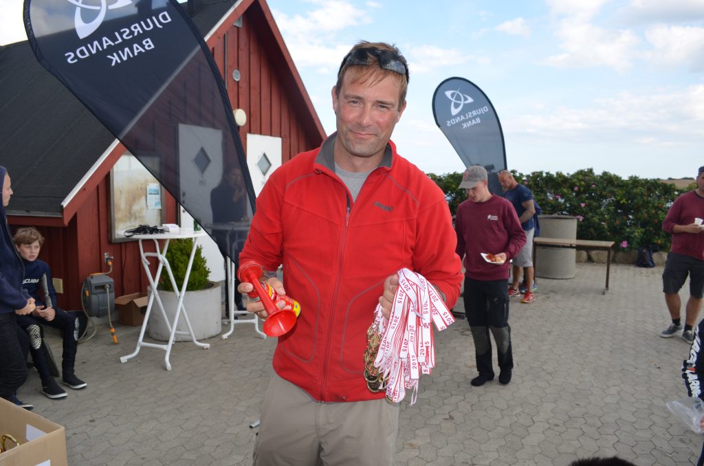 Lars Bjørn i til Djurslandsbank cup i jolleklubben i Nappedam